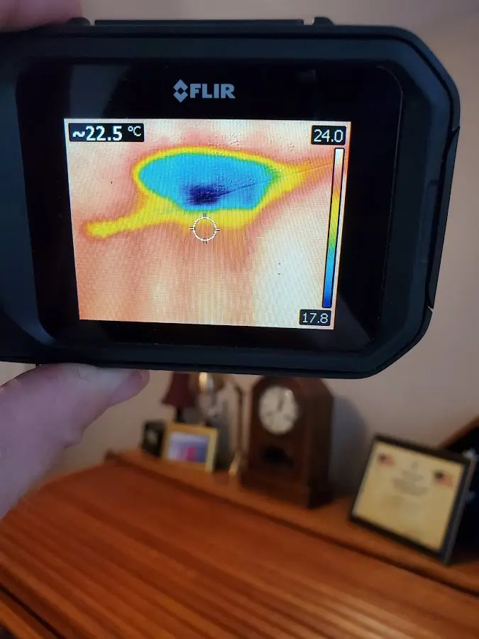 Thermal imaging inspection for water damage in La Crosse