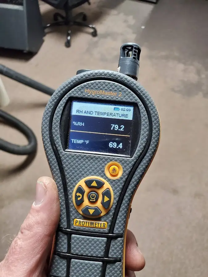 Moisture meter humidity assessment for Fire & Smoke Damage Restoration in La Crosse